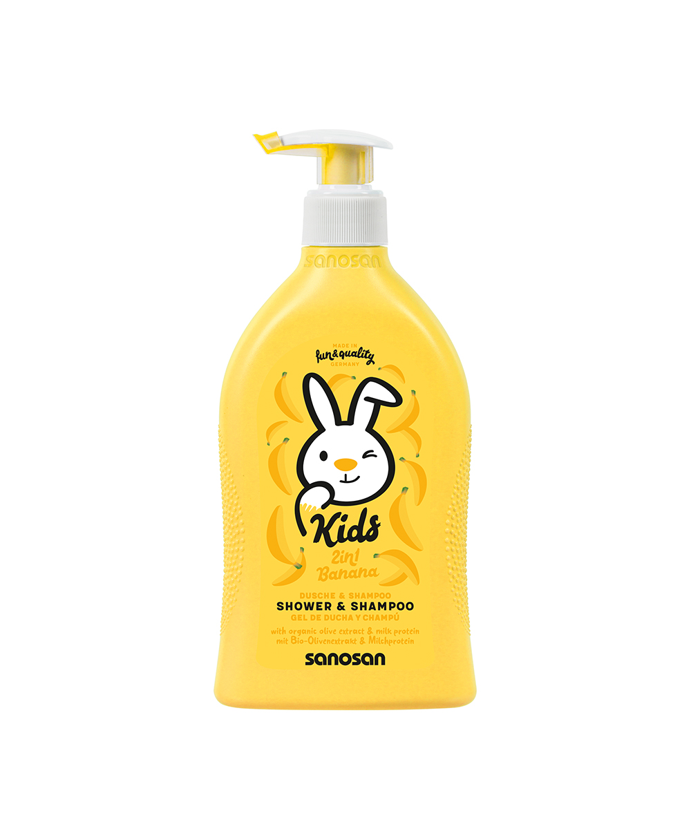 Kids Shower & Shampoo Banana 400ml