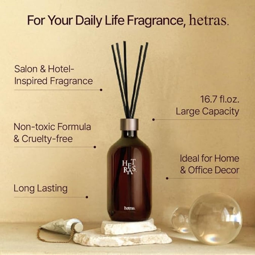 HETRAS Premium Diffuser Daisy 500ml x 2 - Novela