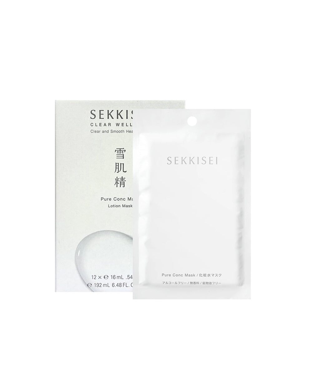Sekkisei Clear Wellness Pure Conc Mask(12Pcs)
