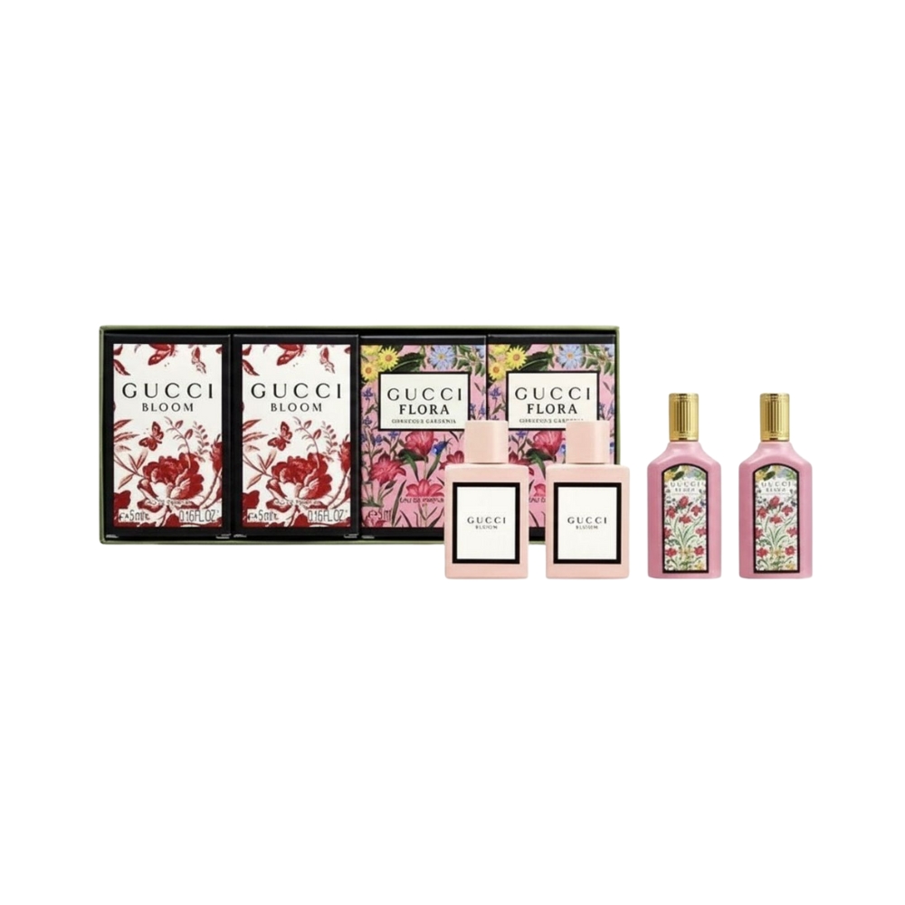GUCCI Bloom and Flora 4 pcs Miniature Gift Set For Women - Novela