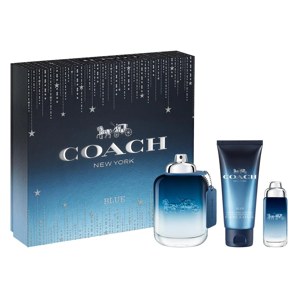 Man Blue Gift Set  (EDT 100Ml+EDT 15Ml+Shower Gel)
