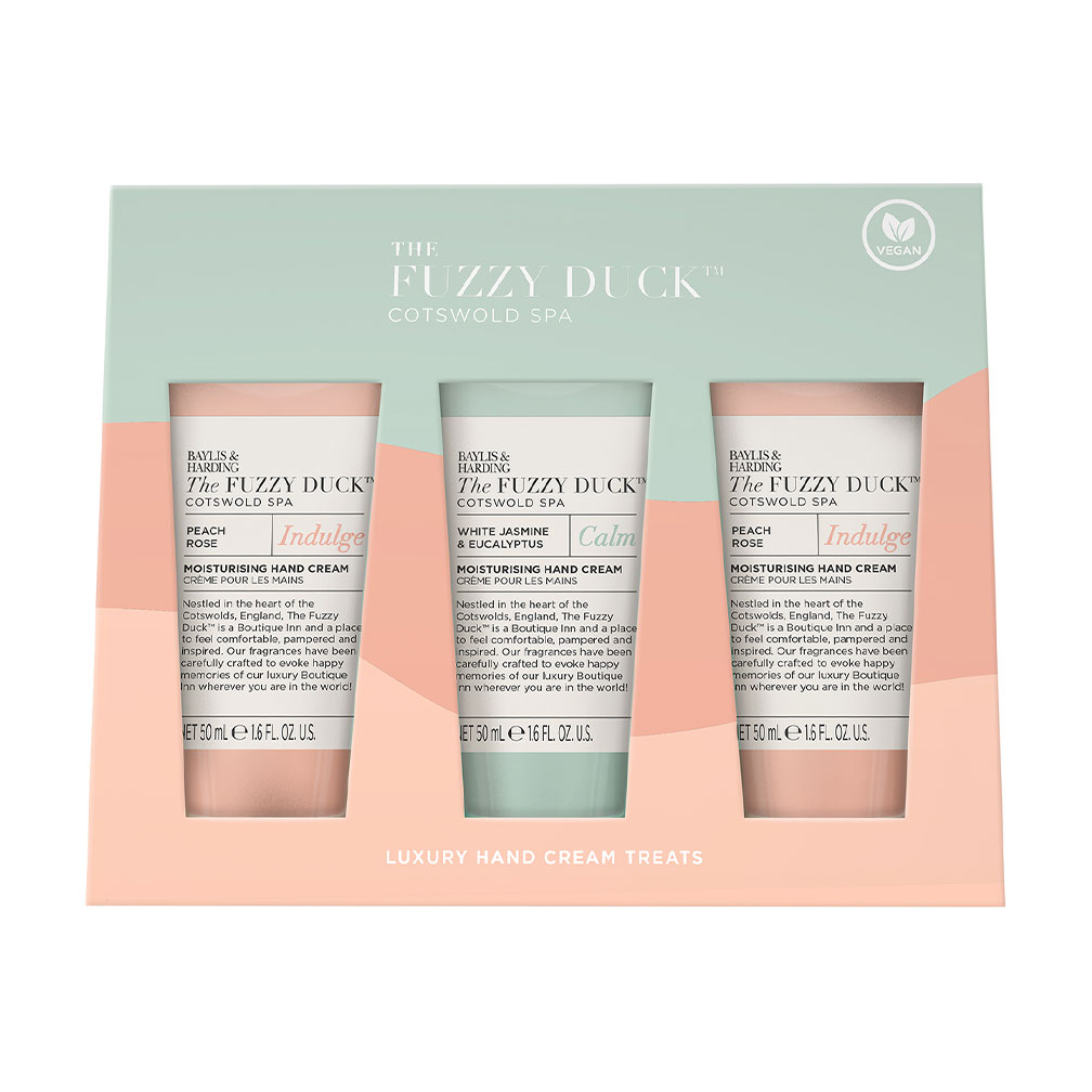 The Fuzzy Duck Cotswold Hand Cream 3 Piece Set