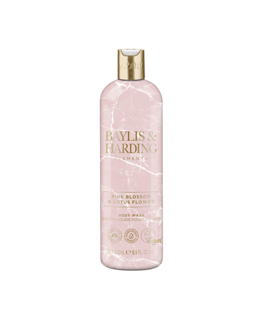 Elements Body Wash 500ml PINK BLOSSOM & LOTUS FLOWER